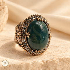 Esma Sultan Imperial Aqeeq Ring - Variant A
