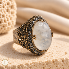 Esma Sultan Imperial Aqeeq Ring - Variant D