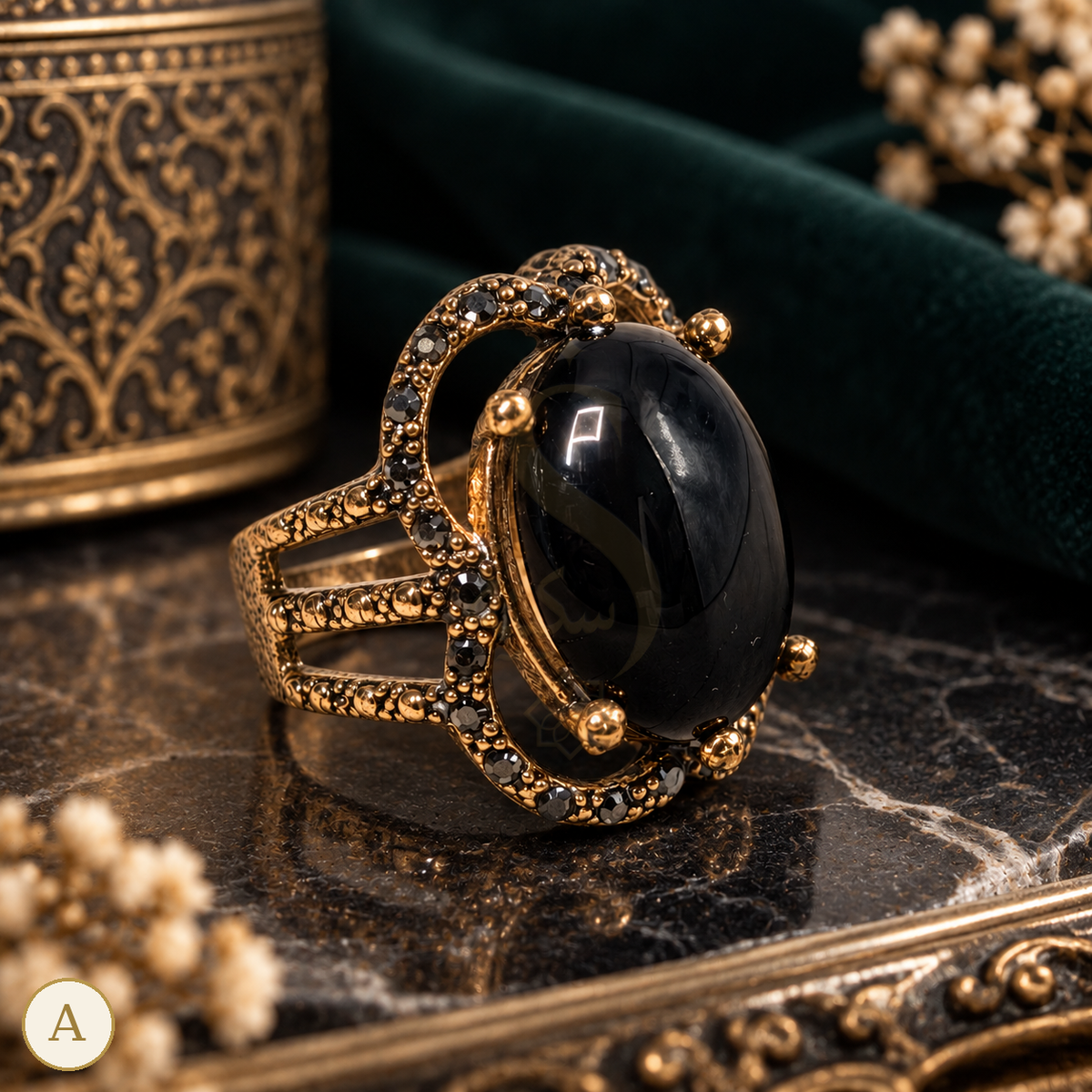 Fatimah Sultan Imperial Aqeeq Ring - Variant A