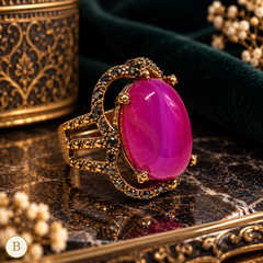 Fatimah Sultan Imperial Aqeeq Ring - Variant B
