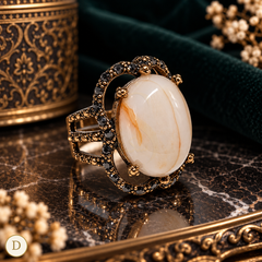 Fatimah Sultan Imperial Aqeeq Ring - Variant D