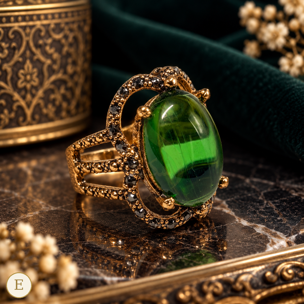 Fatimah Sultan Imperial Aqeeq Ring - Variant E