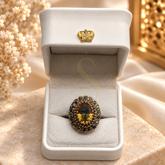 Gulfem Sultan Zultanite ring, presented in a luxury Sakinah box