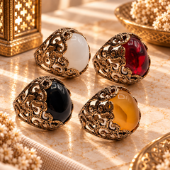 Kosem Sultan Aqeeq Ring - main view