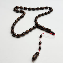 Handmade cinnamon wood 33 bead tasbih, view 1