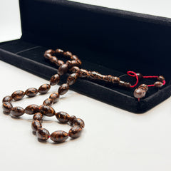 Handmade cinnamon wood 33 bead tasbih, view 2