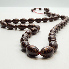 Handmade cinnamon wood 33 bead tasbih, view 6