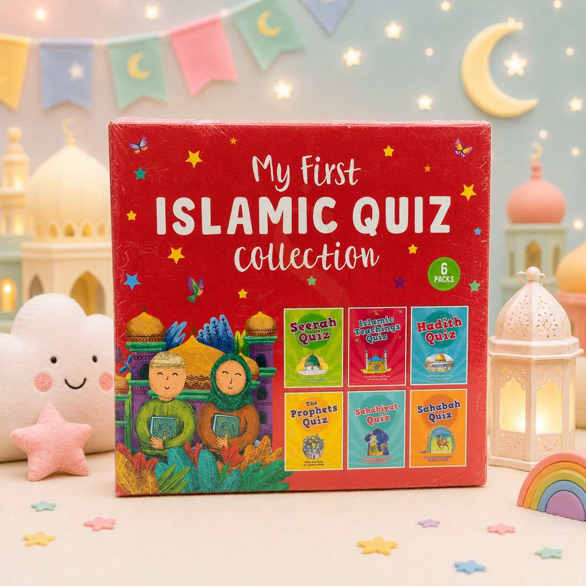 My First Islamic Quiz Collection six pack set of illustrated quiz cards