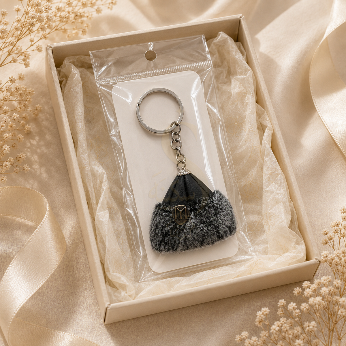 Ottoman IYI keychain presented on Sakinah product card